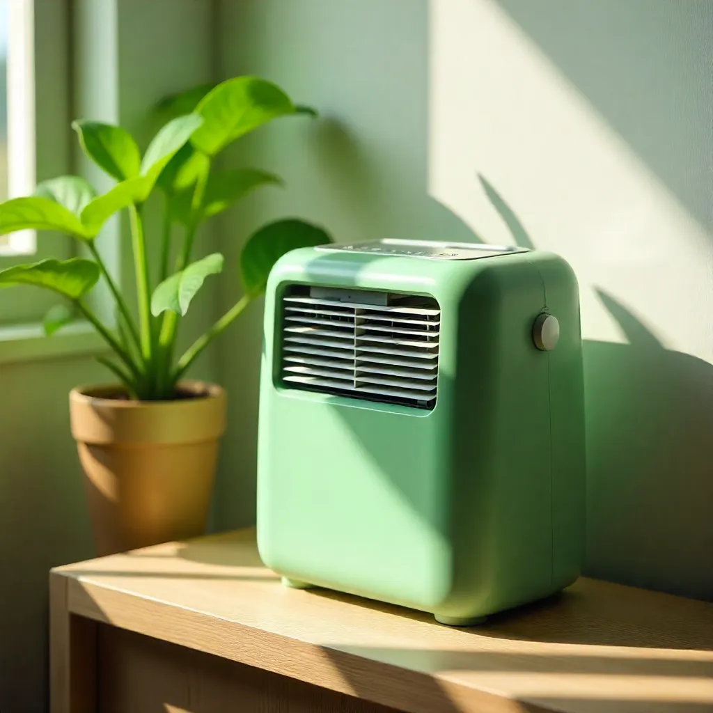 Wooden steam diffuser for natural humidity