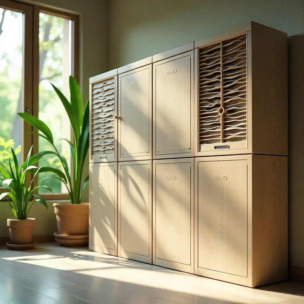 Natural wood humidity regulators